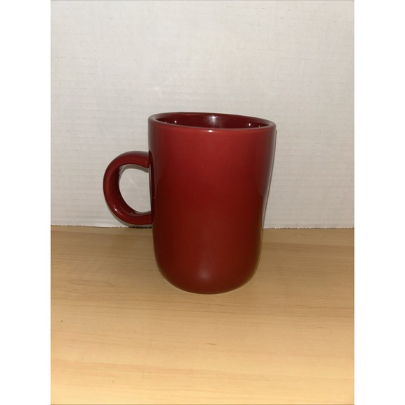 Rae Dunn Maroon Mug Bundle -‎ HARVEST & APPLE CIDER - Picture 6 of 8